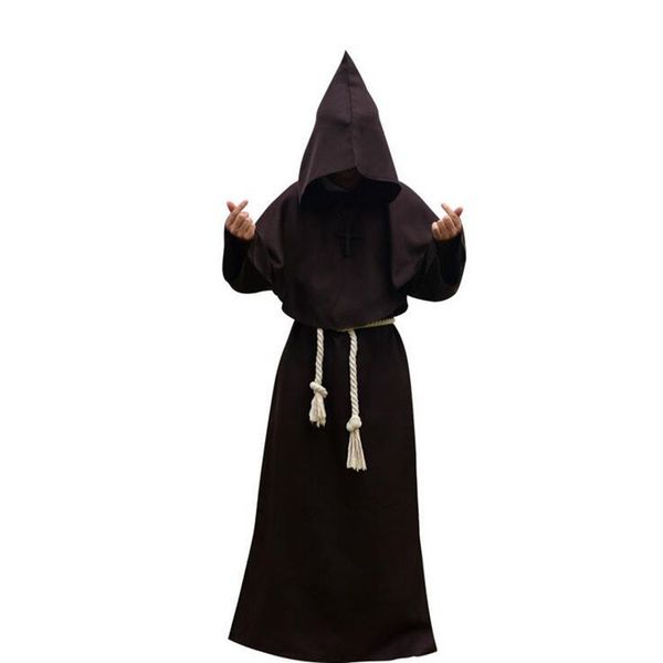 2021 of the witch's day men long women in hooded bathrobe cosplay stage friar medieval priest haloween christmas costume 5xse, Black
2021 of the witch's day men long women in hooded bathrobe cosplay stage friar medieval priest haloween christmas costume 5xse, Black