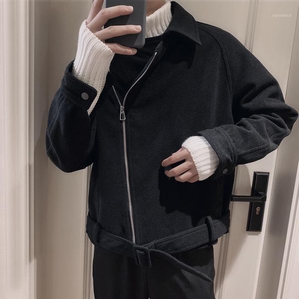 men's wool & blends 2021 autumn and winter korean woolen jacket coat fashion casual solid color lapel thickened slim fit black m-2xl1
men's wool & blends 2021 autumn and winter korean woolen jacket coat fashion casual solid color lapel thickened slim fit black m-2xl1