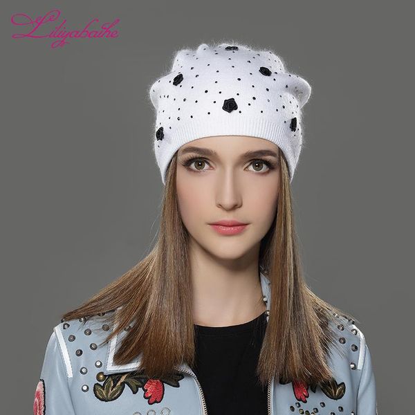 beanie/skull caps liliyabaihe women winter hat angora knitted skullies beanie cap solid colors fashion the most decoration roses, Blue;gray
beanie/skull caps liliyabaihe women winter hat angora knitted skullies beanie cap solid colors fashion the most decoration roses, Blue;gray