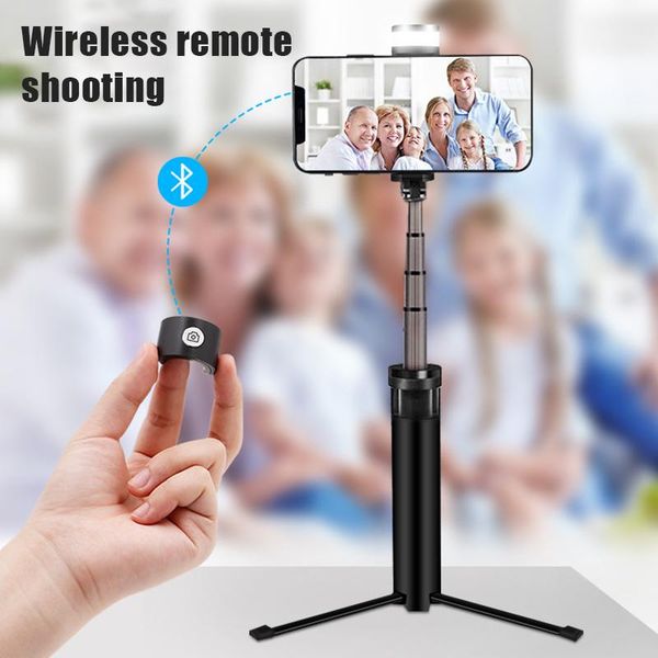 new selfie stick tripod extendable with detachable bluetooth remote fill light for mobile phone
new selfie stick tripod extendable with detachable bluetooth remote fill light for mobile phone
