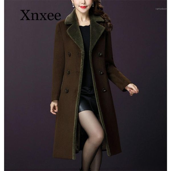 women's wool & blends plus size 2021 winter women coat casual fashion pockets elegant streetwear ladies 5xl1, Black
women's wool & blends plus size 2021 winter women coat casual fashion pockets elegant streetwear ladies 5xl1, Black