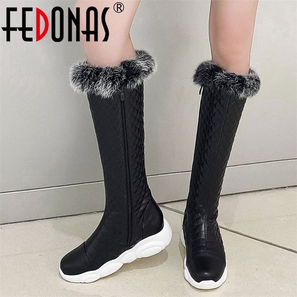 fedonas winter warm gingham women knee high boots big size casual shoes woman flats platform boots zipper female snow boots 1026, Black
fedonas winter warm gingham women knee high boots big size casual shoes woman flats platform boots zipper female snow boots 1026, Black