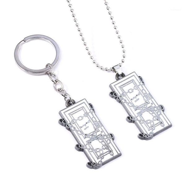 game silent hill 2 keychain square key chains for women men pendant keyring key holder jewelry gift1, Silver
game silent hill 2 keychain square key chains for women men pendant keyring key holder jewelry gift1, Silver