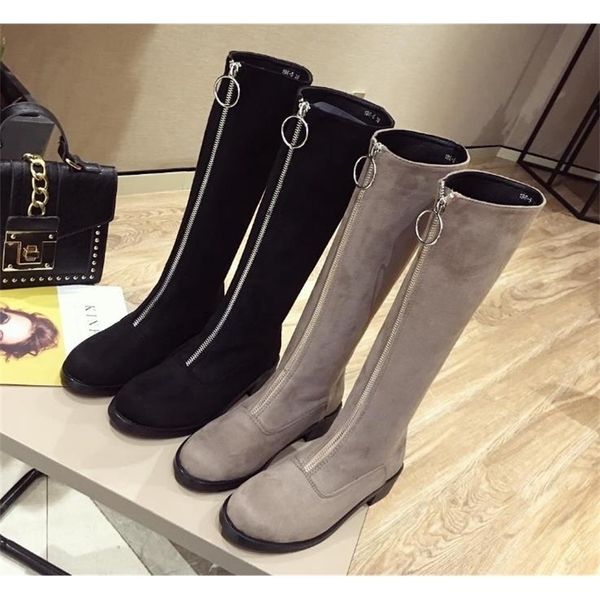 a+a&& new round head front zipper martin boot for women shoes size 35-39 y200915, Black
a+a&& new round head front zipper martin boot for women shoes size 35-39 y200915, Black