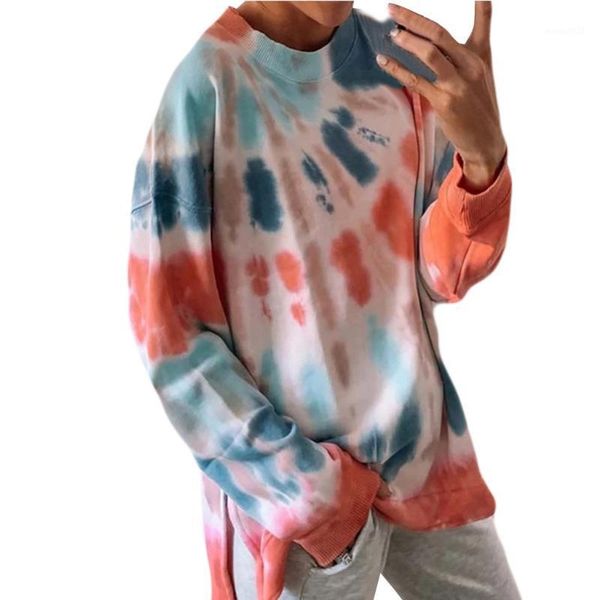 women's hoodies & sweatshirts women fashion o-neck print blouse cotton long sleeve plus size sweatshirt ladies tie-dye 301, Black
women's hoodies & sweatshirts women fashion o-neck print blouse cotton long sleeve plus size sweatshirt ladies tie-dye 301, Black