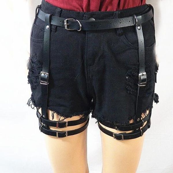 leather punk vintage harness garter gothic belts women waist to leg bondage cage straps garter body belt accessories, Black;brown
leather punk vintage harness garter gothic belts women waist to leg bondage cage straps garter body belt accessories, Black;brown