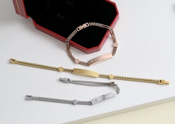 fashion designer silver chain link bracelet men women rose gold bracelets lady lovers chain personality hip-hop, Black
fashion designer silver chain link bracelet men women rose gold bracelets lady lovers chain personality hip-hop, Black