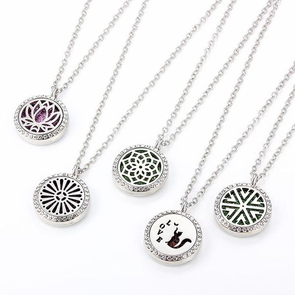 new arrival round stainless steel hollow diffuser locket pendant necklace women men essential oil diffuser locket necklace, Silver
new arrival round stainless steel hollow diffuser locket pendant necklace women men essential oil diffuser locket necklace, Silver
