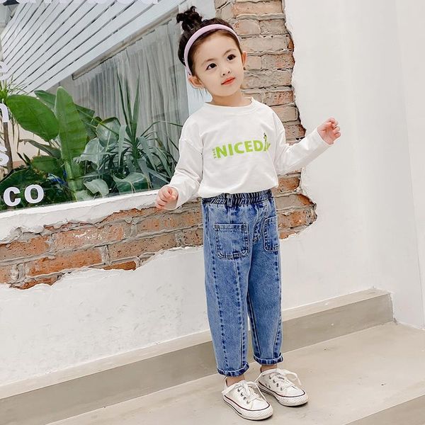 new korean solid elastic waist mid jeans 0-9 years old spring and autumn children's trousers casual boys and girls denim pants, Blue
new korean solid elastic waist mid jeans 0-9 years old spring and autumn children's trousers casual boys and girls denim pants, Blue