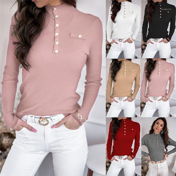 slim buttons panelled womens tees casual long sleeve females solid color womens designer tshirts fashion, White
slim buttons panelled womens tees casual long sleeve females solid color womens designer tshirts fashion, White