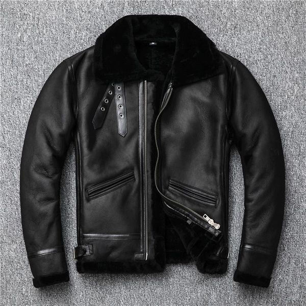 2020 black men american style b3 pilot leather jacket plus size xxxxl genuine thick winter natural shearling coat ing
2020 black men american style b3 pilot leather jacket plus size xxxxl genuine thick winter natural shearling coat ing