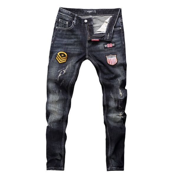 2021 new men's brem from new fashion designer thin blue streetwear buttons fit classic brim pants 2wow
2021 new men's brem from new fashion designer thin blue streetwear buttons fit classic brim pants 2wow