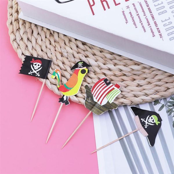 100шт pirate theme фруктовый торт toppers украшения партии кекс декоративные десертные пинцет для мальчиков день рождения halloween party a2
100шт pirate theme фруктовый торт toppers украшения партии кекс декоративные десертные пинцет для мальчиков день рождения halloween party a2
