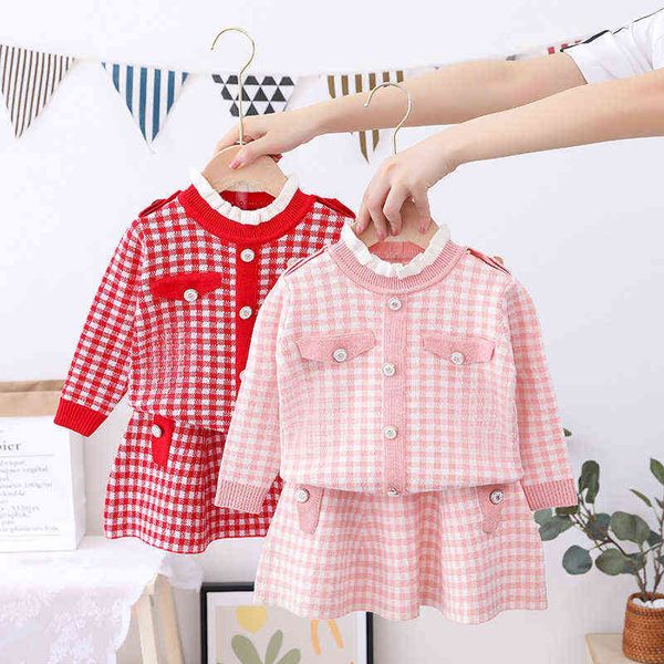 chidren clothes girls knitted set 2pcs autumn kids sweater suit and skirt birthday party designed school uniform outfits1-8 ys g220310, White
chidren clothes girls knitted set 2pcs autumn kids sweater suit and skirt birthday party designed school uniform outfits1-8 ys g220310, White