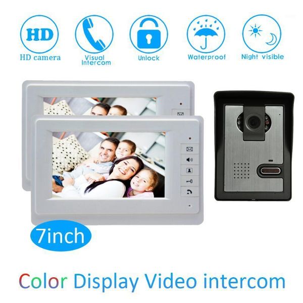 new smart home control 7 inch display 1 to 2 door bell wired video door phone system hd waterproof camera night version house1
new smart home control 7 inch display 1 to 2 door bell wired video door phone system hd waterproof camera night version house1