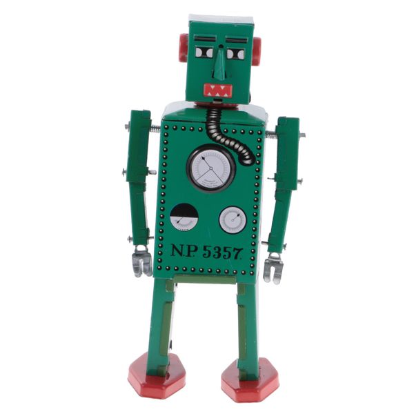 cool wind up walking robot ms397 clockwork tin toy with key collectible gift 
cool wind up walking robot ms397 clockwork tin toy with key collectible gift