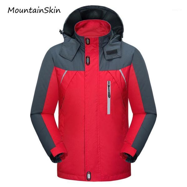 mountainskin 2020 new men's jacket spring autumn male coats waterproof windbreaker breathable hooded jacket men la1991, Black;brown
mountainskin 2020 new men's jacket spring autumn male coats waterproof windbreaker breathable hooded jacket men la1991, Black;brown