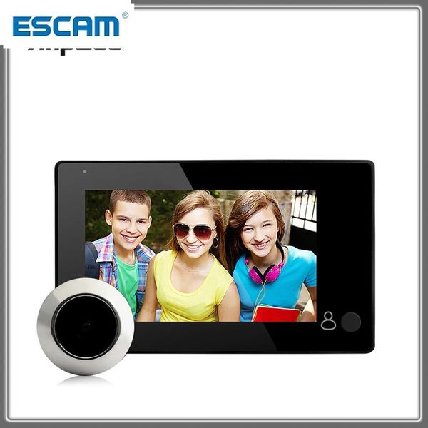 doorbells 1080p peephole door camera 4.3 inch color screen with bell led lights electronic doorbell viewer security escam m4300b
doorbells 1080p peephole door camera 4.3 inch color screen with bell led lights electronic doorbell viewer security escam m4300b