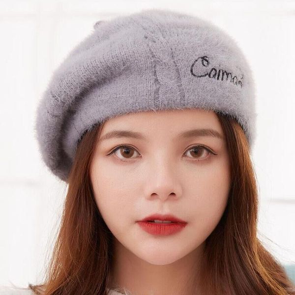 berets guodong003 vintage women warm beret caps pumpkin hats for lady soft thick british embroidery artist1, Blue;gray
berets guodong003 vintage women warm beret caps pumpkin hats for lady soft thick british embroidery artist1, Blue;gray