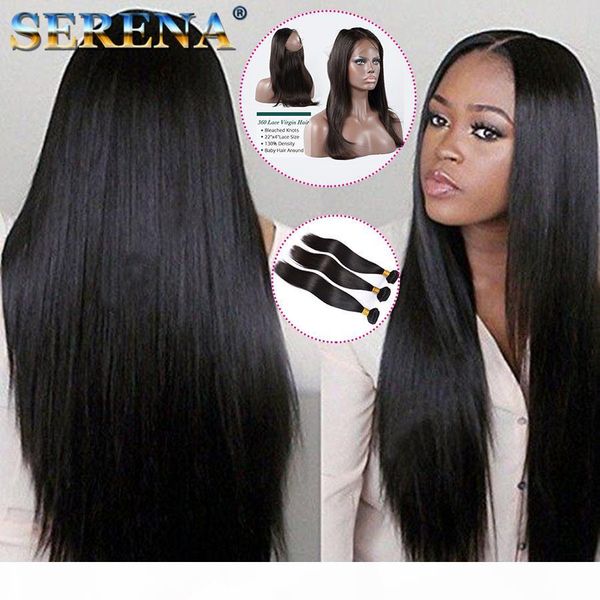 360 lace frontal with bundles 8a peruvian virgin hair straight 3pcs bundles 100% unprocessed remy human hair bundles black hair extensions, Black;brown
360 lace frontal with bundles 8a peruvian virgin hair straight 3pcs bundles 100% unprocessed remy human hair bundles black hair extensions, Black;brown