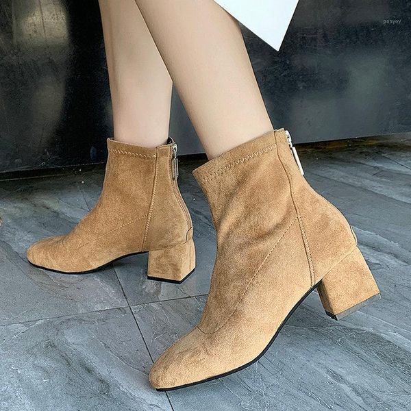 size 35-38 nice new autumn ankle boots women autumn suede leather soft casual shoes woman high heels female vogue concise boot1, Black
size 35-38 nice new autumn ankle boots women autumn suede leather soft casual shoes woman high heels female vogue concise boot1, Black