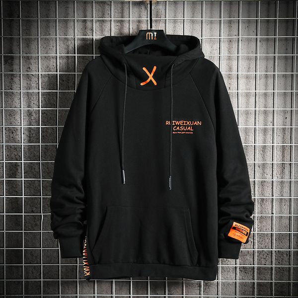 2021 new japan style casual o-neck spring autumn hoodie sweatshirt men's thick hip hop high streetwear clothes wcpc, Black
2021 new japan style casual o-neck spring autumn hoodie sweatshirt men's thick hip hop high streetwear clothes wcpc, Black