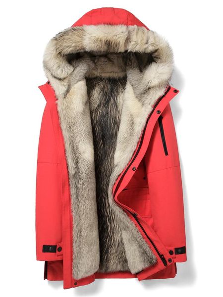 real fur coat winter jacket men luxury wolf fur parka men clothes 2020 sleeve warm long coats plus size erkek mont my, Black
real fur coat winter jacket men luxury wolf fur parka men clothes 2020 sleeve warm long coats plus size erkek mont my, Black