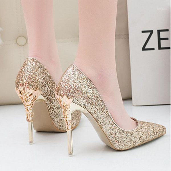 european and american style nightclub shoes metal heel thin heel high shallow mouth pointed sequins single shoes1, Black
european and american style nightclub shoes metal heel thin heel high shallow mouth pointed sequins single shoes1, Black