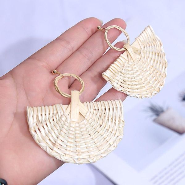 dangle & chandelier fashion boho handmade straw weave rattan drop earrings for women bohemian semicircle geometric statement big hanging ear, Silver
dangle & chandelier fashion boho handmade straw weave rattan drop earrings for women bohemian semicircle geometric statement big hanging ear, Silver