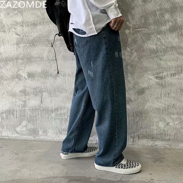 2020new men's jeans classic direct stretch dark blue high street casual denim pants slim straight long trousers gentleman cowboy q0105, Black;white
2020new men's jeans classic direct stretch dark blue high street casual denim pants slim straight long trousers gentleman cowboy q0105, Black;white