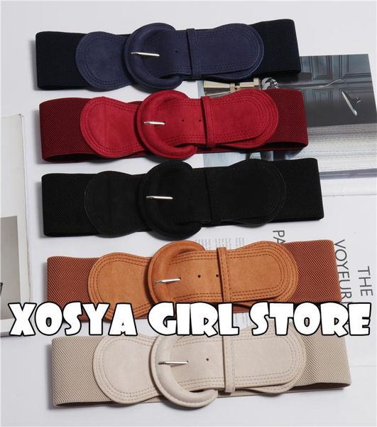 elastic wide belts metal buckle belts for woman cummerbund luxury designer brand apparel accessories waistband for dresses 2020, Black;brown
elastic wide belts metal buckle belts for woman cummerbund luxury designer brand apparel accessories waistband for dresses 2020, Black;brown
