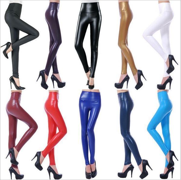 2018 autumn winter women pu leggings female faux leather high waist elastic pencil pants bottoms woman, Black
2018 autumn winter women pu leggings female faux leather high waist elastic pencil pants bottoms woman, Black
