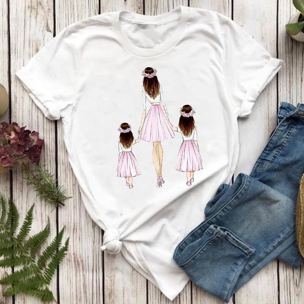 women t-shirts happy time cute mom mother daughter girl mama cartoon ladies print graphic t lady shirt female tee t-shirt, White
women t-shirts happy time cute mom mother daughter girl mama cartoon ladies print graphic t lady shirt female tee t-shirt, White