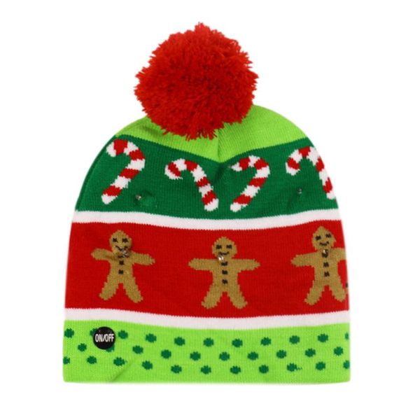 christmas decorations creative beanie luminous knitted hat children holiday party led shining 20*25cm
christmas decorations creative beanie luminous knitted hat children holiday party led shining 20*25cm
