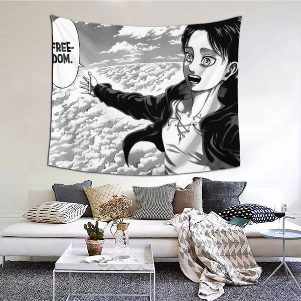 eren jaeger om panel tapestry anime cosplay kawaii tapestry wall bedspread bohemian hanging blanket for living room
eren jaeger om panel tapestry anime cosplay kawaii tapestry wall bedspread bohemian hanging blanket for living room