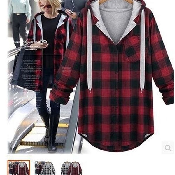 korean streetwear hoodies oversize hoodie womens hooded patchwork chic plaid long sleeve shirt casual button women sweatshirt lj200808, Black
korean streetwear hoodies oversize hoodie womens hooded patchwork chic plaid long sleeve shirt casual button women sweatshirt lj200808, Black