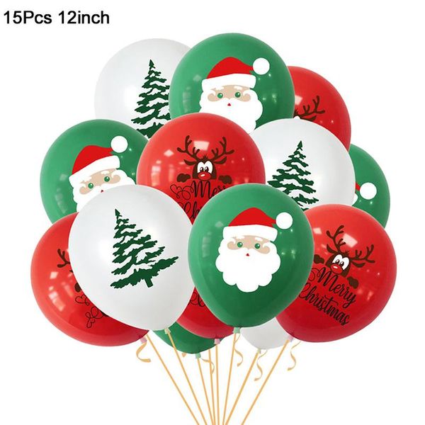 15pcs с рождеством шары санта-клауса элк рождественская елка christmas party украшения для дома xmas globos navidad новый год wmtzkp
15pcs с рождеством шары санта-клауса элк рождественская елка christmas party украшения для дома xmas globos navidad новый год wmtzkp