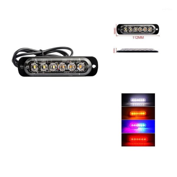 12-24v 18w car suv pickup truck 6 led strobe flash light lamp universal ipx41
12-24v 18w car suv pickup truck 6 led strobe flash light lamp universal ipx41