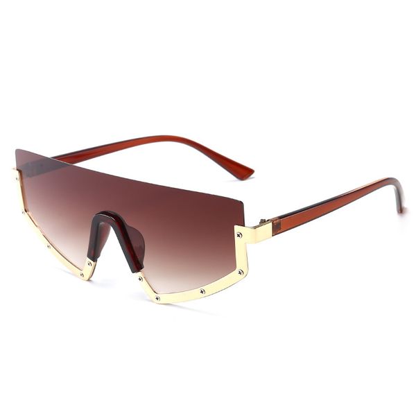 oversized women's fashion sunglasses personalized oversized rivet glasses men's driving goggle versatile multicolor sun glasses, White;black
oversized women's fashion sunglasses personalized oversized rivet glasses men's driving goggle versatile multicolor sun glasses, White;black