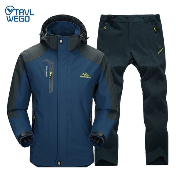 trvlwego spring & autumn outdoor single jacket pants hiking camping men's suit windbreak trip trekking coat trousers return 201114, Black;brown
trvlwego spring & autumn outdoor single jacket pants hiking camping men's suit windbreak trip trekking coat trousers return 201114, Black;brown