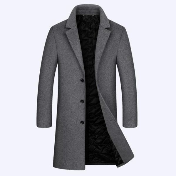 2020 autumn winter wool jacket men's high-quality wool coat casual slim collar coat men's cotton collar trench w9831, Black
2020 autumn winter wool jacket men's high-quality wool coat casual slim collar coat men's cotton collar trench w9831, Black