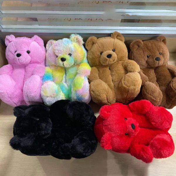 slippers fashio women home indoor soft anti-slip faux fur cute winter warm shoes cartoon plush bear, Black
slippers fashio women home indoor soft anti-slip faux fur cute winter warm shoes cartoon plush bear, Black