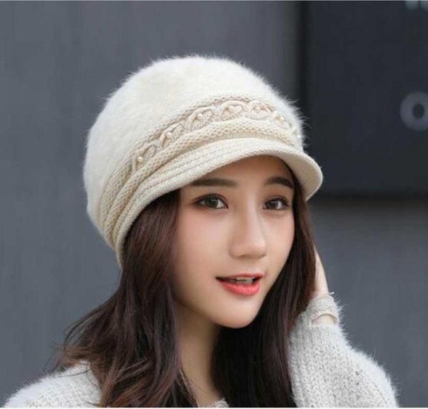 beanie/skull caps brand hat autumn and winter knitted female thermal fur windproof beanies, Blue;gray
beanie/skull caps brand hat autumn and winter knitted female thermal fur windproof beanies, Blue;gray