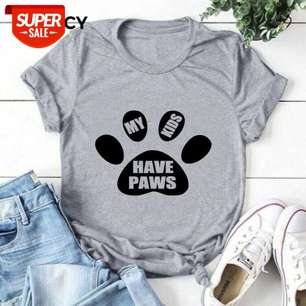 jfuncy women t shirt 100% cotton tees shirts my kids have paws graphic dog footprints o-neck short sleeve female t-shirts #cc83, White
jfuncy women t shirt 100% cotton tees shirts my kids have paws graphic dog footprints o-neck short sleeve female t-shirts #cc83, White