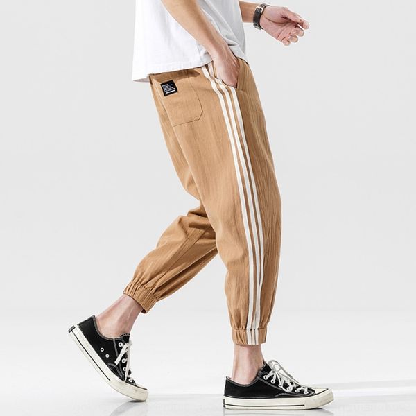iqjfd spring 2020 new trend big men's corset pants sport 9-point loose hemp pants casual pantscotton linen chinos cotton casual striped, Blue
iqjfd spring 2020 new trend big men's corset pants sport 9-point loose hemp pants casual pantscotton linen chinos cotton casual striped, Blue