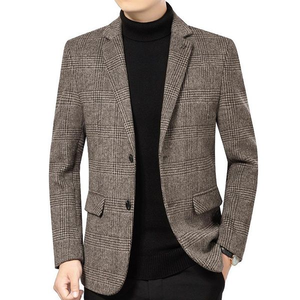 2020 autumn new leisure medium long woolen coat men's suit collar coat men's slim business top, Black
2020 autumn new leisure medium long woolen coat men's suit collar coat men's slim business top, Black