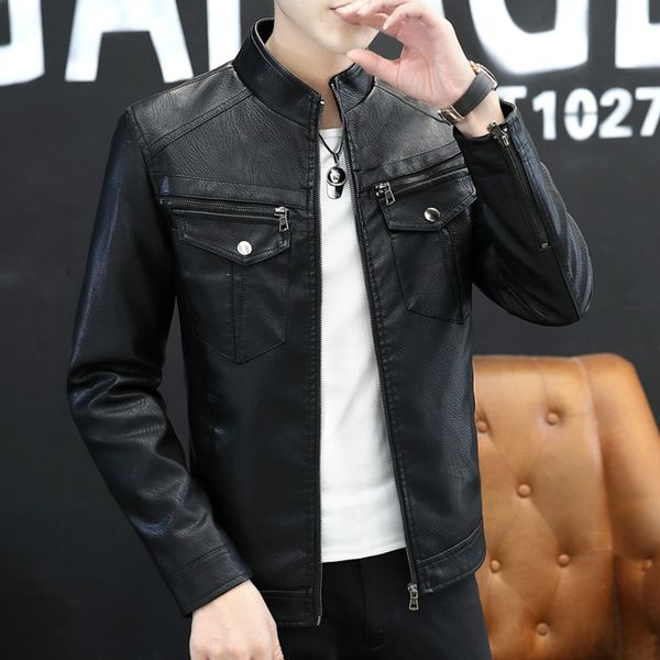 2020 men's pu casual fashion korean fashion trendslim fit leather coat leather coatand good-looking upper body plush cold proof fur coa, Blue
2020 men's pu casual fashion korean fashion trendslim fit leather coat leather coatand good-looking upper body plush cold proof fur coa, Blue