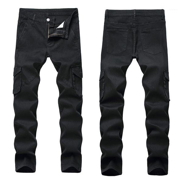 jeans fashion multi-pocket black jeans men new style men's fashion denim pants casual style1, Blue
jeans fashion multi-pocket black jeans men new style men's fashion denim pants casual style1, Blue