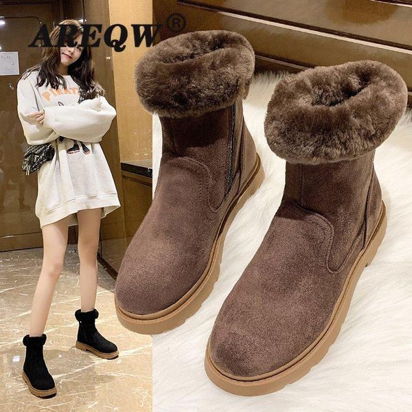 areqw 2020 new winter snow boots women up thick warm winter boots female shoes fashion ankle, Black
areqw 2020 new winter snow boots women up thick warm winter boots female shoes fashion ankle, Black
