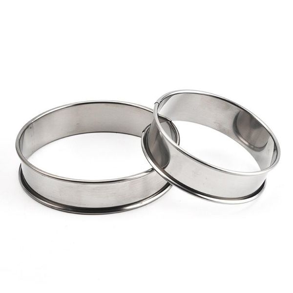 Factory in Stock Baking Tool Cake Mousse Mold Tart Ring Tart Stainless Steel Double Curling round Cookie Cutter Wholesale
Factory in Stock Baking Tool Cake Mousse Mold Tart Ring Tart Stainless Steel Double Curling round Cookie Cutter Wholesale